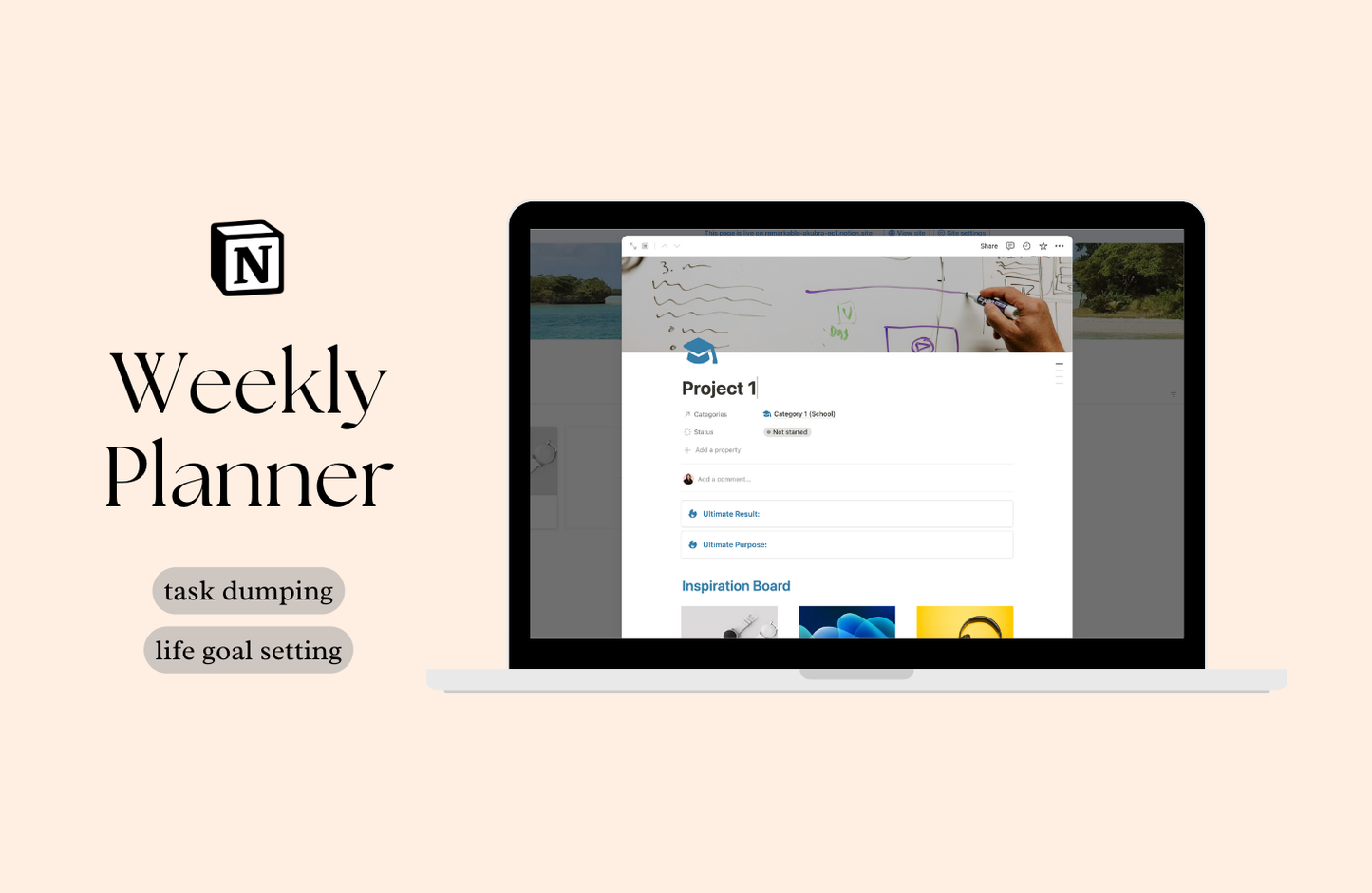 Notion Weekly Planner Template